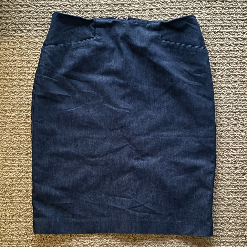 Vanheusen Denim Pencil Skirt